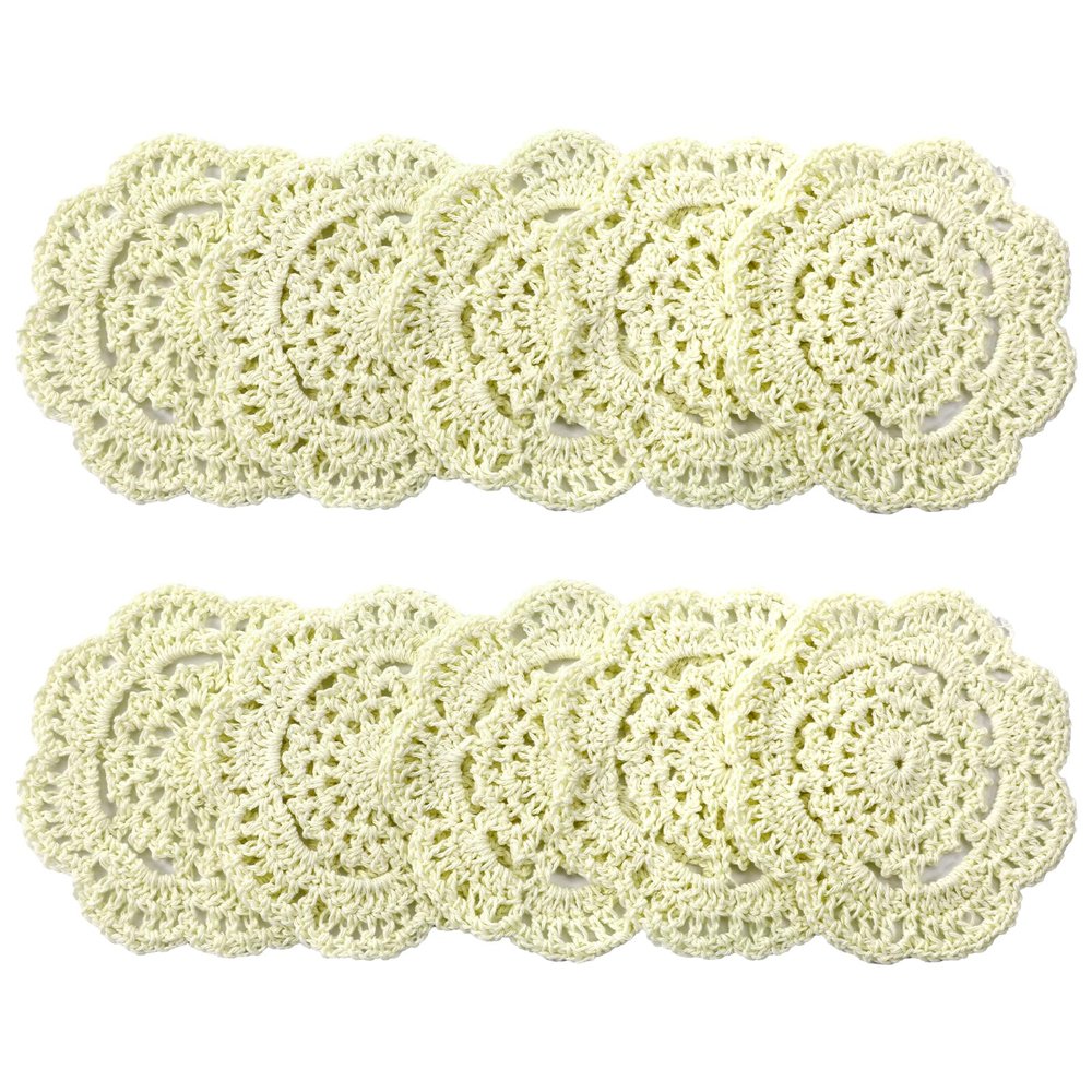 12 Handmade Lace Table Mats