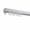 Aluminum Ceiling Track for Bay Windows and Balconies, Quiet Smooth-Gliding Rail, 3.30 m, Silver Finish view 1