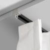 Aluminum Ceiling Track for Bay Windows and Balconies, Quiet Smooth-Gliding Rail, 3.30 m, Silver Finish view 2