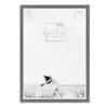 Infantasie “N20” 30 x 55 cm Picture Frame, Handcrafted to Size | Steel Gray | Modern Slim 20 mm MDF Wood Frame with Acrylic Glass, Backing and Hangers view 1