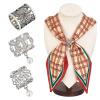 NICENEEDED 3-Pack Western Bandana Scarf Rings view 1