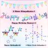 WJIAAA Happy Birthday Iridescent Banner Set view 4
