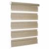 Print Cycero Double Roller Blind, No-Drill Clamp Mount, 55 x 150 cm, Light Brown view 1