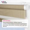 Print Cycero Double Roller Blind, No-Drill Clamp Mount, 55 x 150 cm, Light Brown view 3