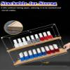 Oracra Tall Stackable Acrylic Display Case, 15 x 15 x 50 cm view 3