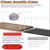 Oracra Tall Stackable Acrylic Display Case, 15 x 15 x 50 cm view 4