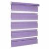 Print Cycero Packaging Double Roller Blind, No-Drill Clamp-Fix, 80 x 150 cm, Purple view 1