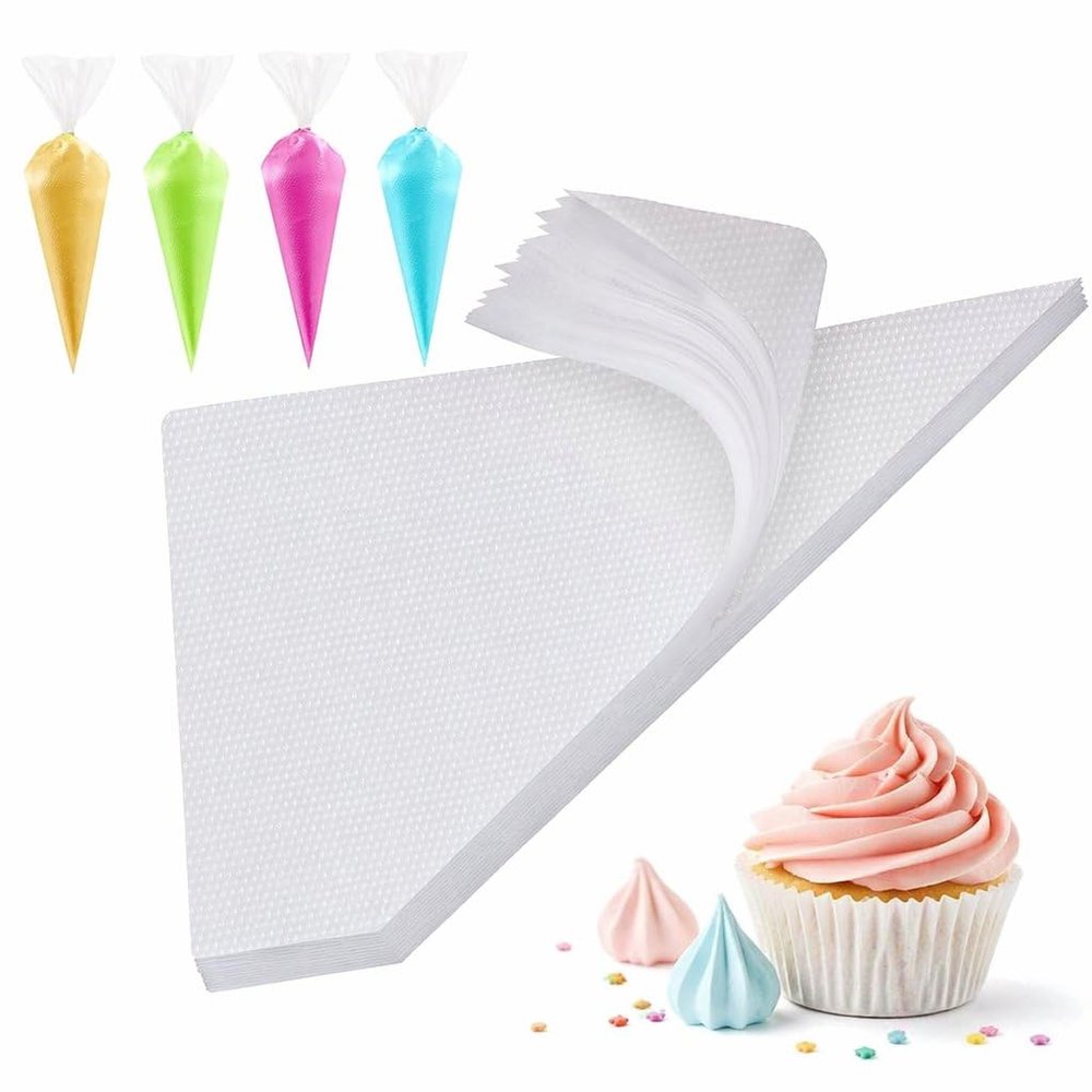 100 Disposable Piping Bags Set