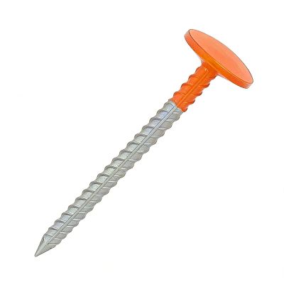 Property Boundary Markers, Durable Steel Survey Stakes with High-Visibility Orange Finish