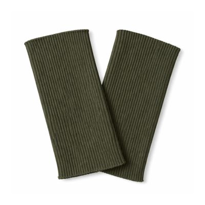 USIT, 2 Pack Sleeve Cuffs for Tailoring, 18x8 cm, Ideal for Repairing T-Shirts and Sweatshirts, Military Green
