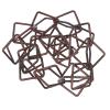 Luxshiny Diamond-Shaped Aluminum Rain Chain for Gutters and Balconies view 1