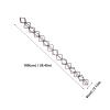 Luxshiny Diamond-Shaped Aluminum Rain Chain for Gutters and Balconies view 2