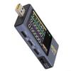 Besshepplo FNB58 USB Tester Voltmeter Ammeter for Fast-Charging Detection, Supports PD QC FCP AFC VOOC, 0.00001 V 0.00001 A, 120 W, Metal and Plastic, Blue view 3
