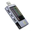 Besshepplo FNB58 USB Tester Voltmeter Ammeter for Fast-Charging Detection, Supports PD QC FCP AFC VOOC, 0.00001 V 0.00001 A, 120 W, Metal and Plastic, Blue view 4