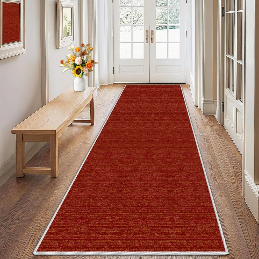 NBVYCHSS Hallway Runner Rug, 40 x 90 cm, Washable Non-Slip Kitchen Runner