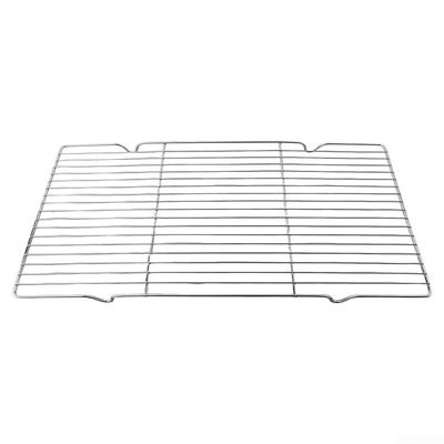 Stainless Steel Grill Grid with Rectangular Design