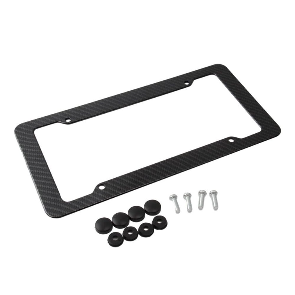 YIXANNX Decorative License Plate Frame Holder, Easy Installation, Durable ABS Plastic