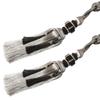 Braided Rope Knot Curtain Tiebacks, 2-Pack, Beige view 1