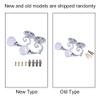 Nikou Metal Crystal Glass Curtain Tiebacks, Silver-Colored, 12 cm, 2-Pack view 4