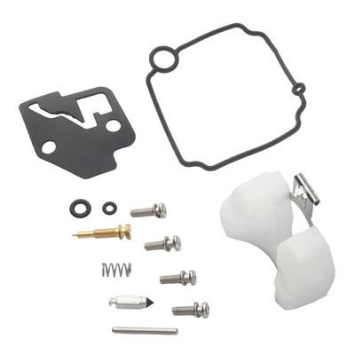 UeWhN 66M-W0093-01 Carburetor Repair Gasket Kit with Float for Yamaha 9.9 HP/15 HP Outboards
