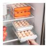 Egg Storage Box, Drawer-Style, Double-Layer Pull-Out, 32 Compartments view 3