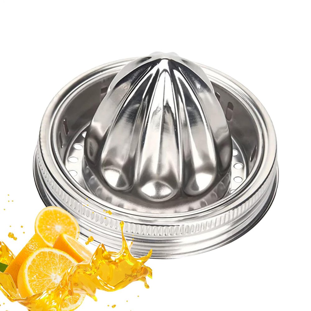 Leakproof Juicer Lid for 8.6 cm Glass Jars