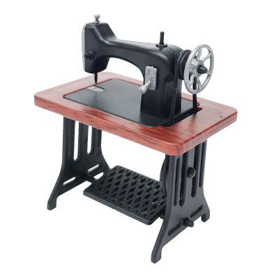 Miniature Sewing Machine Statue