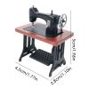 Miniature Sewing Machine Statue view 4