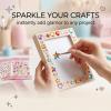 5 Sheets Colorful Self-Adhesive Acrylic Glitter Stones view 2