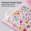 5 Sheets Colorful Self-Adhesive Acrylic Glitter Stones view 4