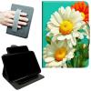 RWUTYTIUL Rotating-Handle Case for Kindle Scribe 10.2-inch (2022/2024), White Daisies view 1