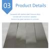 High-Purity Metal Foil Sheet, 99.9% Pure Metal Strip, 1 m Length, 95–300 mm Width, 0.005–0.4 mm Thickness (0.25 mm × 200 mm) view 4