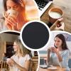 Silicone Round Coasters - Heat-Resistant Drink Protectors view 4