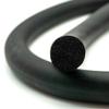 Black EPDM Foam Rubber Round Cord, 7 mm view 1