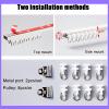 Self-Adhesive Curtain Track for Ceilings or Walls, Aluminum Track, No Drilling Required view 2