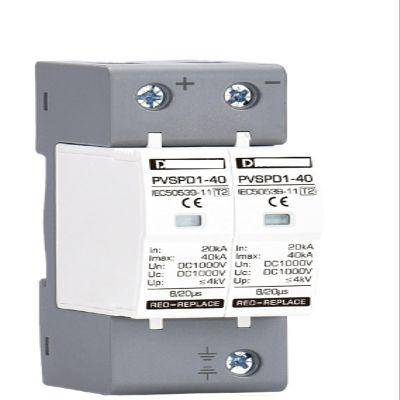 Surge Protection Device for Photovoltaic DC Systems, SPD 2P/3P, DC 1000V, 20kA–40kA, AC 275V/DC 500V