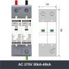 Surge Protection Device for Photovoltaic DC Systems, SPD 2P/3P, DC 1000V, 20kA–40kA, AC 275V/DC 500V view 4