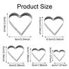 DYSWTUE 5-Piece Heart Cookie Cutter Set view 2
