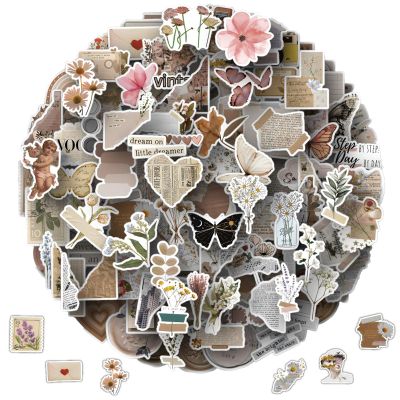 120 Vintage Scrapbooking Stickers