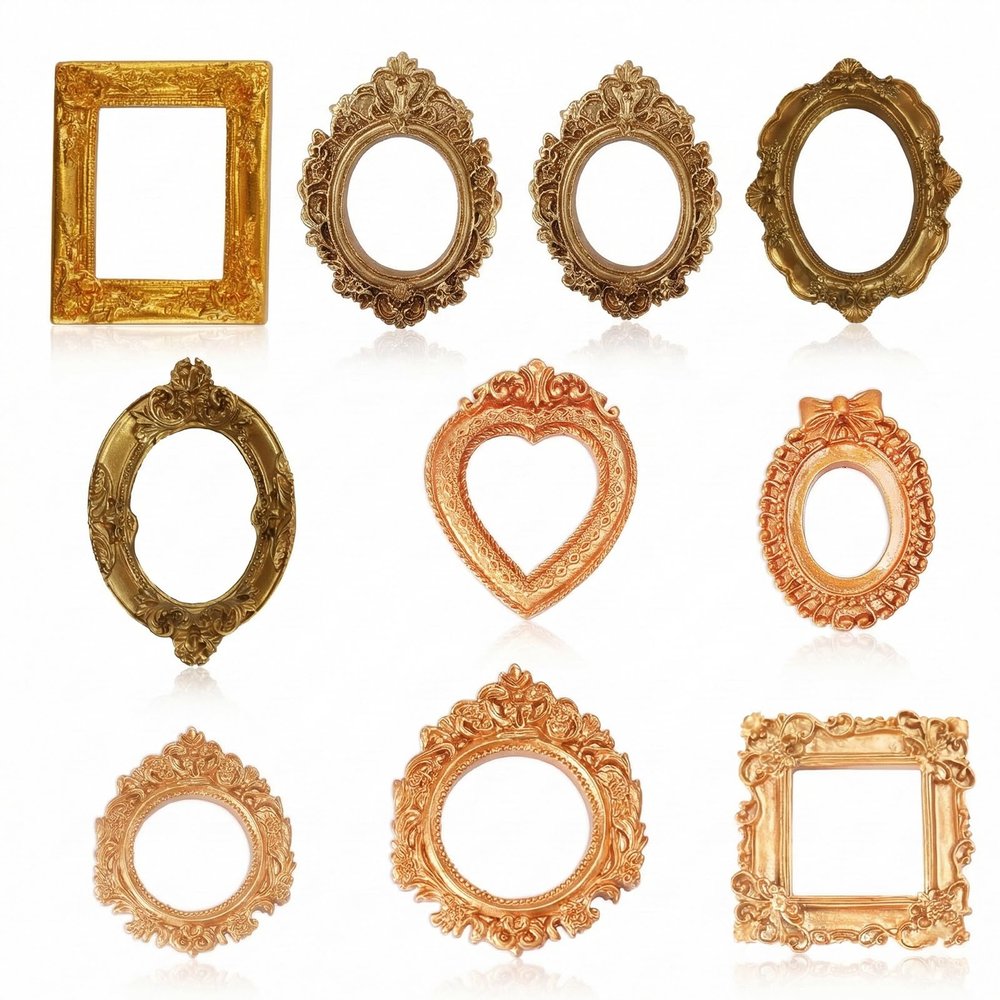 10 Mini Picture Frames