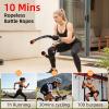 Abahub Weighted Ropeless Battle Rope, Portable Silent Cordless Battle Ropes, Space-Saving Home Gym Equipment with Storage Bag, 2-Piece Black Set B view 3