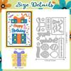 DELORIGIN Gift Box Balloons Die Cut Set view 2