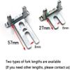 KRXSOBNV Aluminum Window and Door Handle with Key Lock, Gold, 57 mm Spindle view 3