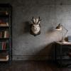 Fockety Jackalope Wall Mount, Resin Wall Hanging with Metal Hook, Animal Head Wall Art for Home, Office or Café view 3
