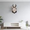 Fockety Jackalope Wall Mount, Resin Wall Hanging with Metal Hook, Animal Head Wall Art for Home, Office or Café view 4