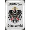 Retro Metal Sign “German Protected Area,” Embossed Germany Decor, 20 x 30 cm view 1