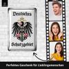 Retro Metal Sign “German Protected Area,” Embossed Germany Decor, 20 x 30 cm view 4