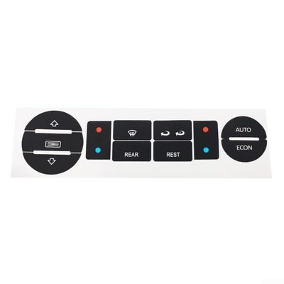 Vinyl Climate Control Button Overlay Sticker for T5/T6
