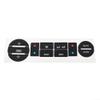 Vinyl Climate Control Button Overlay Sticker for T5/T6 view 1