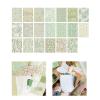 RhineCart Basics Scrapbook Stickers, Flower Junk Journal Paper, 40 Pack view 3